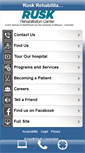 Mobile Screenshot of healthsouthruskrehab.com